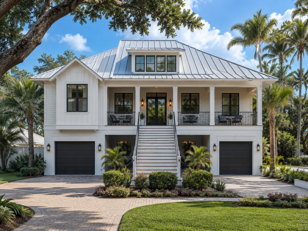 Florida custom home design by Colubiale Builders
