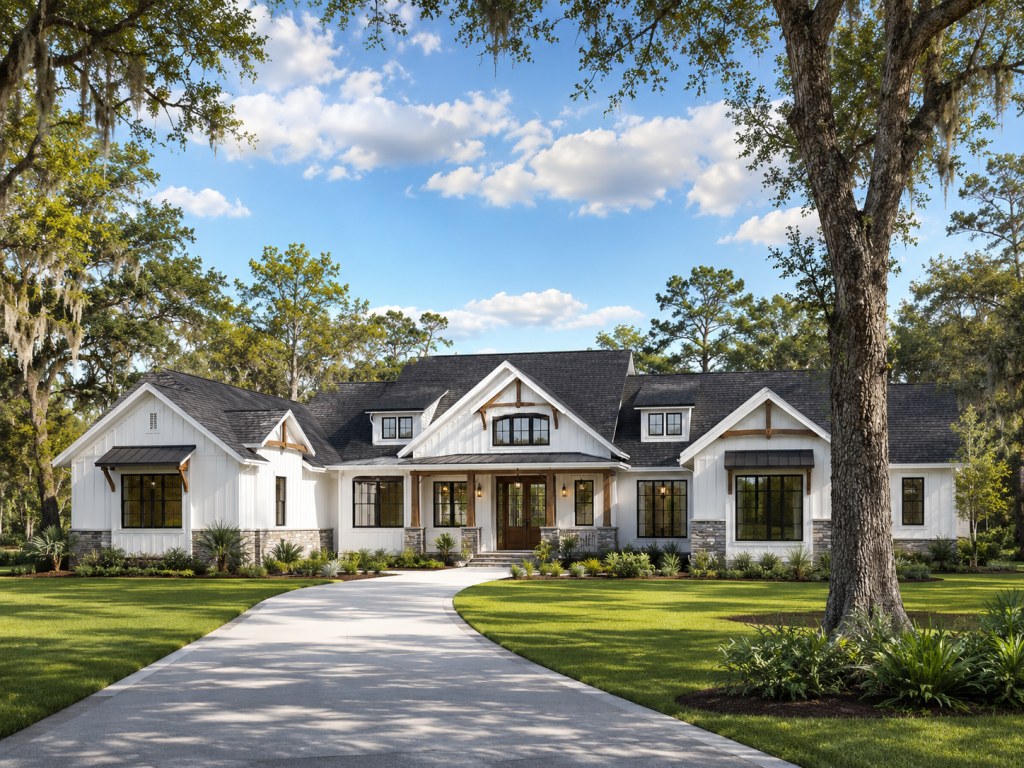 Deltona Florida custom farmhouse home design inspiration